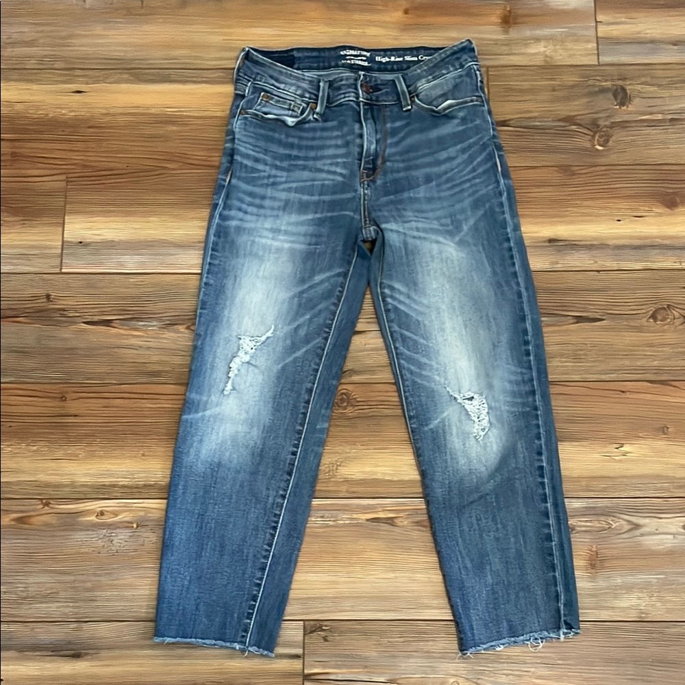 Levi Strauss Signature High Rise Slim Crop Jeans